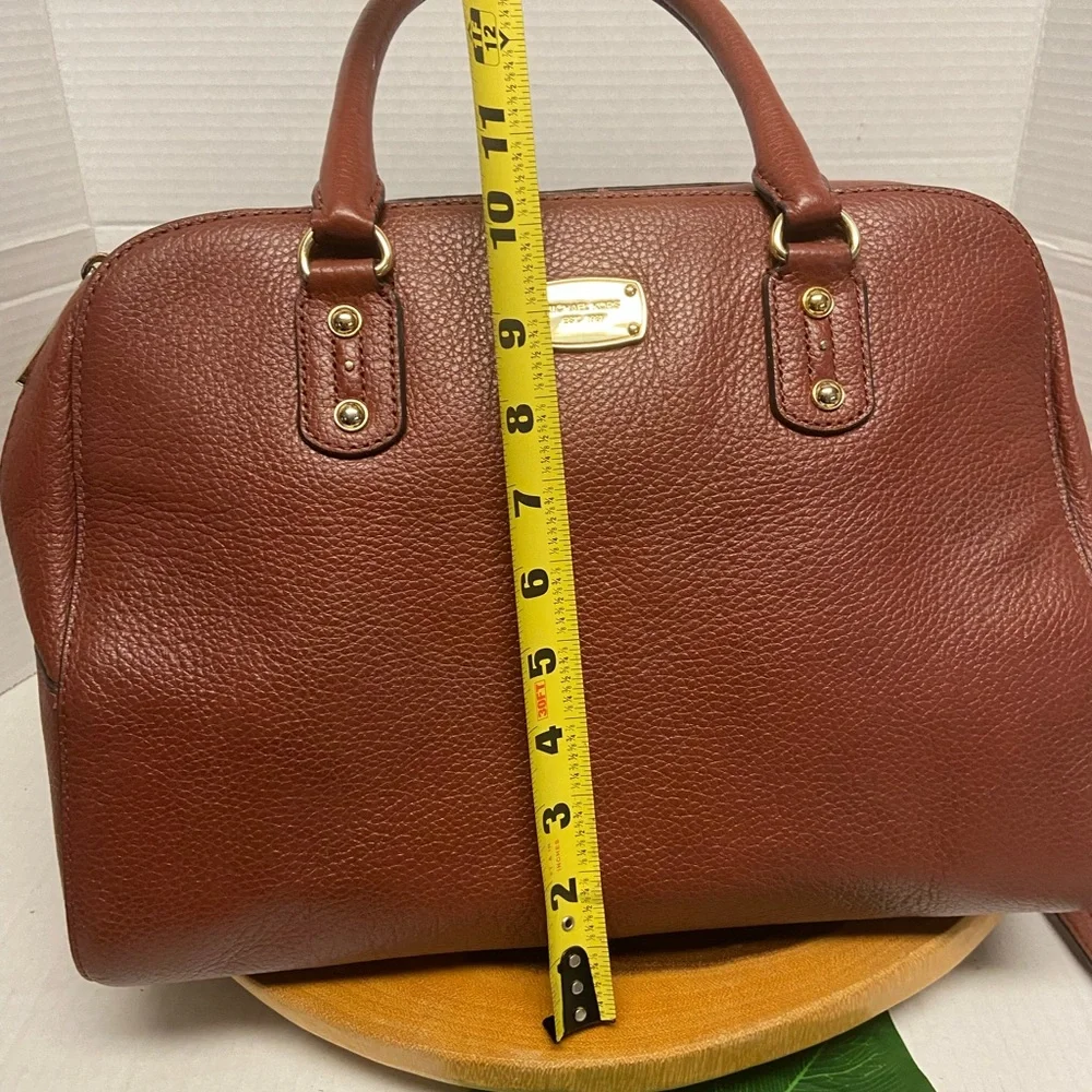 Michael Kors Large Clay Brown Leather Satchel Handbag